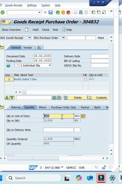 How to Do GRN in SAP | Goods Receipt Against PO – Step-by-Step Guid