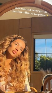 199K views · 526 reactions | The only thing about heatless rollers is you cannot rely on them for a hairstyle. It’s hit or miss  Kept seeing @eternalmusehair ads every other instagram story so I got them but how do you get the root texture to lay down only way I know how to do it is to use smaller rollers I wanted to just be able to use this one fat one  | Jena Frumes | Facebook