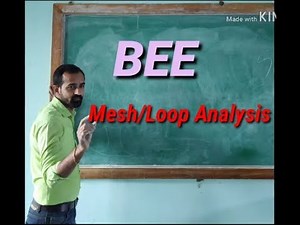 MESH OR LOOP ANALYSIS WITH EXAMPLE