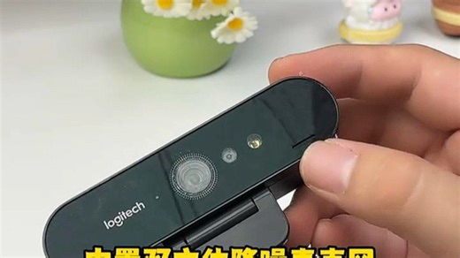 罗技C1000e高清4K网络摄像头电脑笔记本视频通话广角可对焦内置麦克风