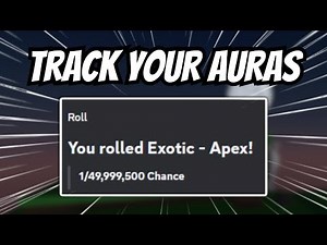 How To Track Your Aura's On Sols Rng