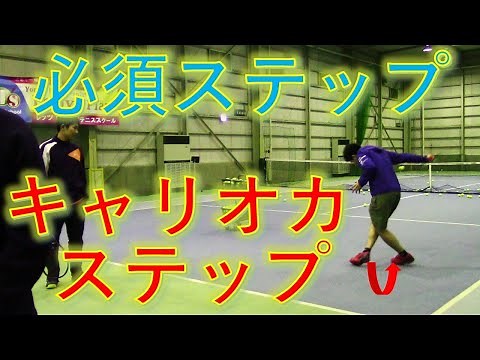 【テニス】キャリオカステップの正しい入り方は？