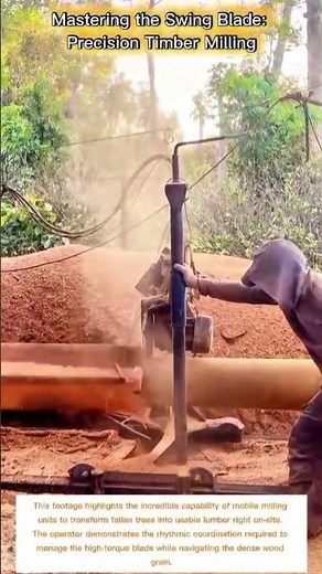 Mastering the Swing Blade: Precision Timber Milling