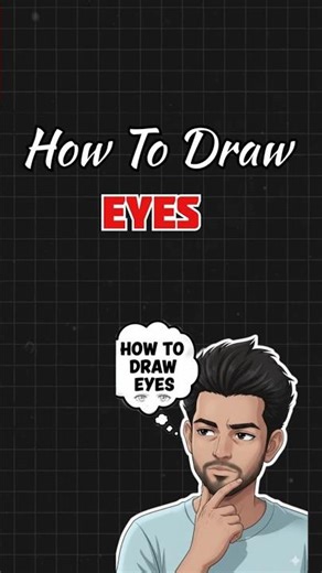How to draw EYES Tutorial ✏️ #eyesdrawing #drawingtutorial #youtubeshorts