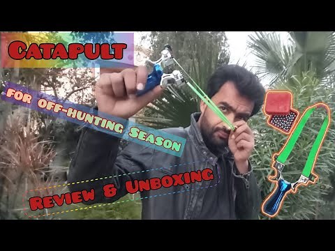 Professional Catapult/Slingshot Review and Unboxing for Off-Hunting Season || Wings & Beyond ||