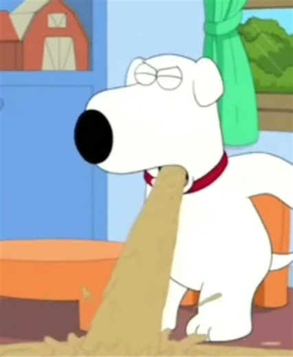 Brian Griffin vomiting for 31 seconds in a stewie's room [3:4]