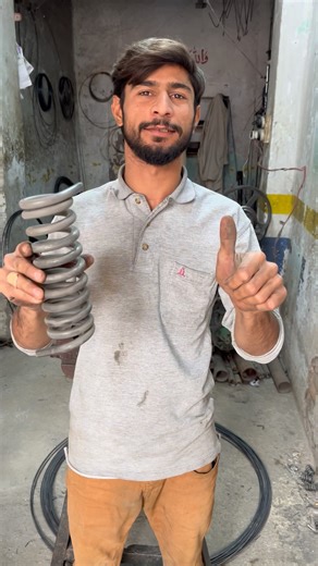 Amazing process of heavy duty metal spring on manual gear #shortsvideo