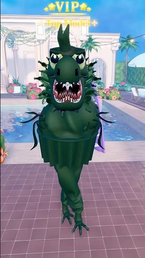 a DINOSAUR for JURASSIC FASHION on Dress to Impress #dresstoimpress #roblox #dti
