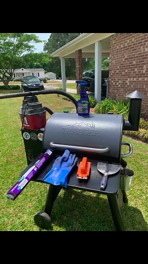 @traegerhq Pro 22 Cleaning and Maintenance with Citrus Safe Grill Cleaner #ConjuringHorror #TeamUSATryout #fyp #traegergrills #grillcleaning