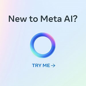 Meta on Instagram: "Tap the circle in your search bar, find it at the top of your DM inbox, or DM @meta.ai ✨ Follow @meta to learn more."