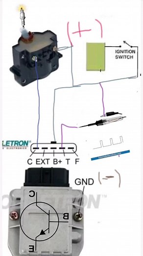 Módulo de Encendido Toyota: Diagramas y Conexiones
