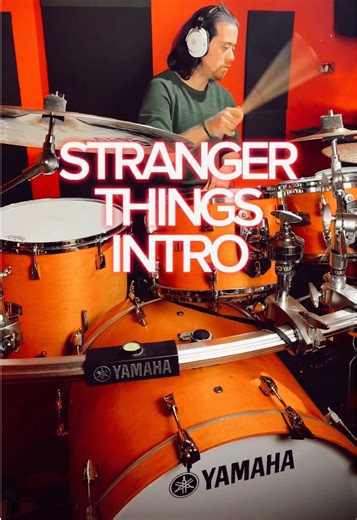 Stranger things Intro #drums #strangerthings #drummer @Paiste Cymbals @Yamaha Music #yamahadrums
