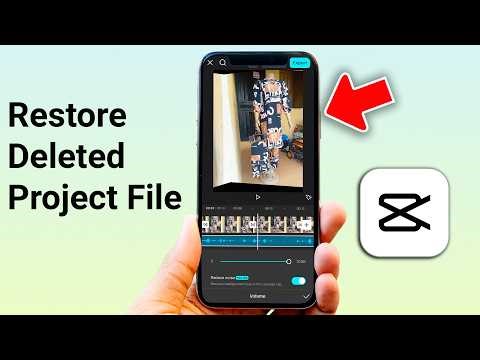 How to Restore Deleted Project File in CapCut Mobile