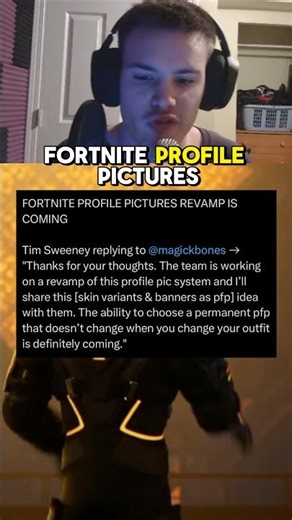 Fortnite Profile Picture Revamp Coming #fortnite #gaming #fortnitemontage #fortniteclips #fortnitebr