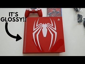 Spiderman PS4 Pro Limited Edition Console Unboxing (AMAZING RED!)