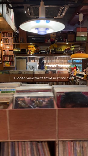 Hidden Vintage Vinyl Store at Pasar Seni