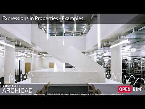 ARCHICAD 22 - Expressions in Properties - Examples