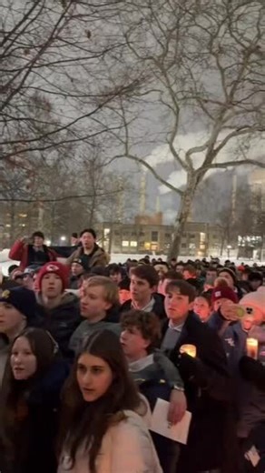 University of Notre Dame Holds Mass at Student-Built Ice Chapel