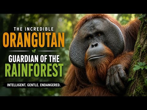 Orangutan: The Intelligent Giant of Borneo | 4K Wildlife Documentary #orangutan #nature