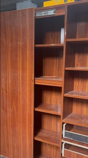 Watch This Smooth Sliding Wardrobe Door in Action! 😍 | Complete Installation Process #Shorts #viral