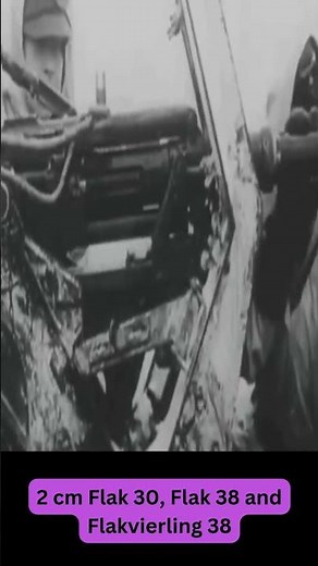 2 cm Flak 30, Flak 38 and Flakvierling 38 #ww2