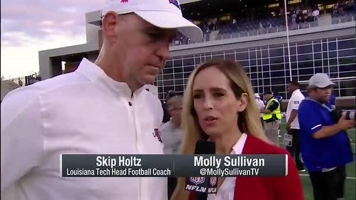 8K views · 49 reactions | The LA Tech Bulldogs are now 3-0 in Conference USA! HC Skip Holtz talks through his team's big victory today  : NFL Network | NFL Network | Facebook