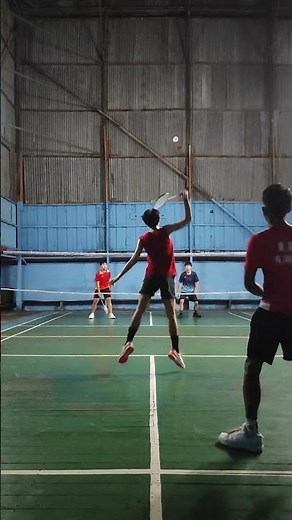 Set the Perfect Net Shot, Then Smash It Home! #badminton