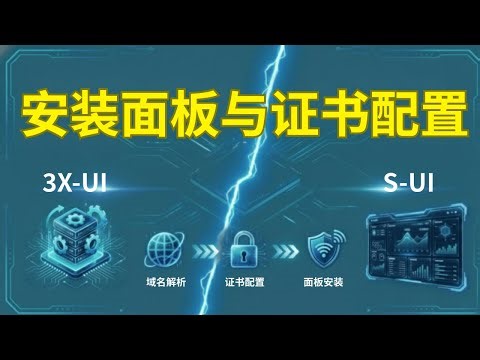 节点搭建②：s-ui 与 3x-ui 的安装 | 域名解析 | 证书配置 | socks 节点搭建 | 指纹浏览器 | v2rayn 链式代理
