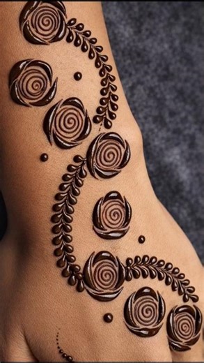 Rose Mehndi Design|#rosemehndi #rosemehndidesign #rosepatternmehndi