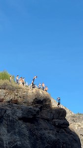 Perfect quad flip over insane gap🤙😮‍💨 #cliffjumping #california #winterwonderland #adrenalinejunkie | Jonah Genser