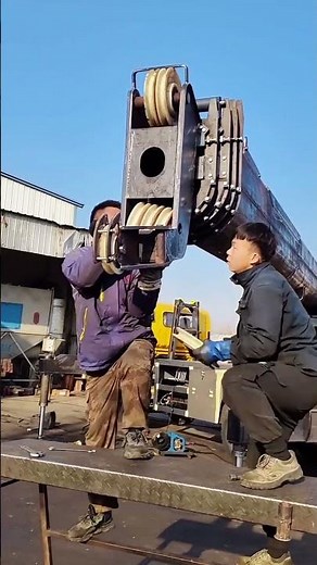 Crane pulley assembly process