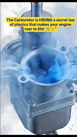 How a Carburetor Works! ⚙️💨 The Physics of Fuel #Engineering #ScienceFacts #Mechanics #Automotive