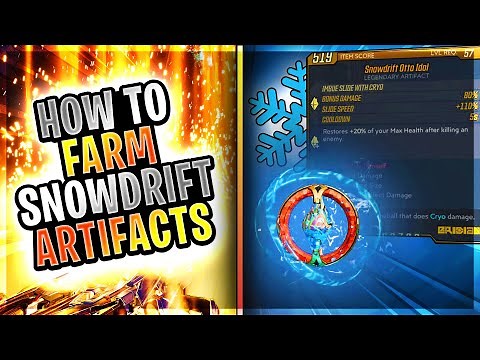 Borderlands 3 │How to FARM SNOWDRIFT Artifacts (Legendary Review)