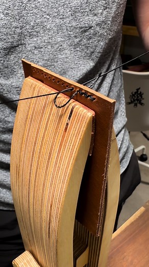 Satisfying Leather Stitching ASMR - Leather Craft Workshop