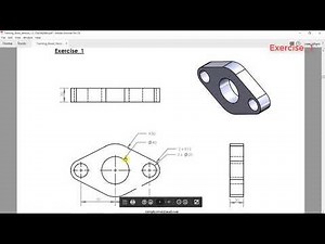 Solidworks Basic to Intermediate (Exercise 1) (Myanmar)