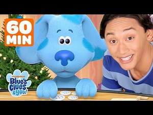 60 Minutes of Fun Indoor Games w/ Josh & Blue! 🏠 | Blue's Clues & You!