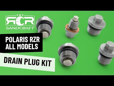 SANDCRAFT DIY Installation - Upgraded Drain and Fill Plug Kit for ALL Polaris RZRs