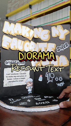 Diorama Recount Text untuk Pembelajaran Bahasa Inggris