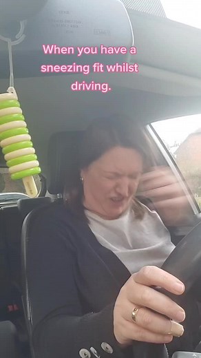 Sneezing Fit While Driving