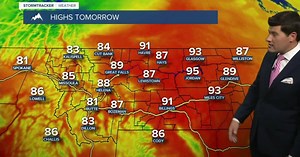 Temperatures remain on track with average today before significantly cooler weather moves in