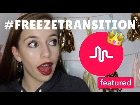 How to Freeze Objects in the Air! #FreezeTransition Tutorial for Musical.ly
