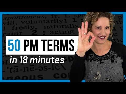 50 Project Management Terms You Need To Know