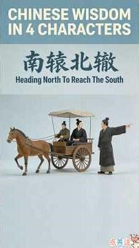 Heading North To Reach The South | Chinese Wisdom in 4 Characters | 南辕北辙