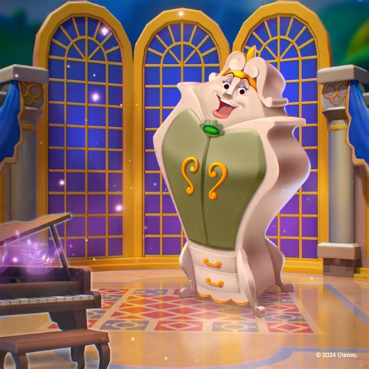 The first character we’ll have the pleasure of welcoming from the Kingdom Pass will be not just a princess wardrobe full of fancy dresses but THE Wardrobe. 🤩 Her opera arias and unsurpassed sense of style can make anyone's day brighter. 💅👗 | Disney Magic Kingdoms