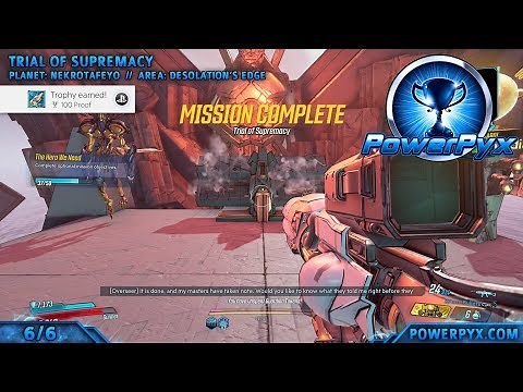 Borderlands 3 - All Proving Grounds / Trial Locations (100 Proof Trophy / Achievement Guide)