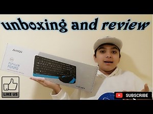 Unboxing And Review A4TECH FStyler FG1010 Wireless mouse and keyboard