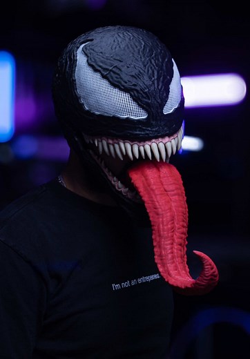 3D Printing | 3D Mieks (@3dmieks) - Venom Movie Mask: A 3D Printing Masterpiece