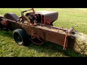 Farmall 400 with our "new" IH 46 Baler