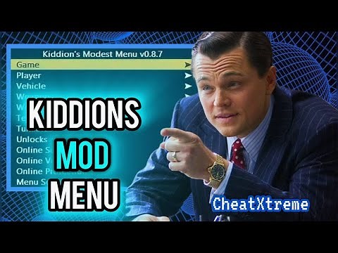 FREE KIDDIONS MOD MENU GTA 5 IS UNDETECTED!