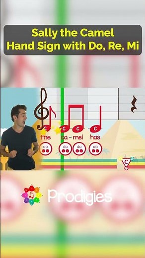 Melodies #10 - Sally the Camel - Solfege with Do, Re, Mi